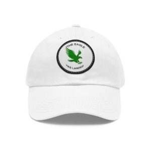 The Eagle Hat with Leather Patch (Round)